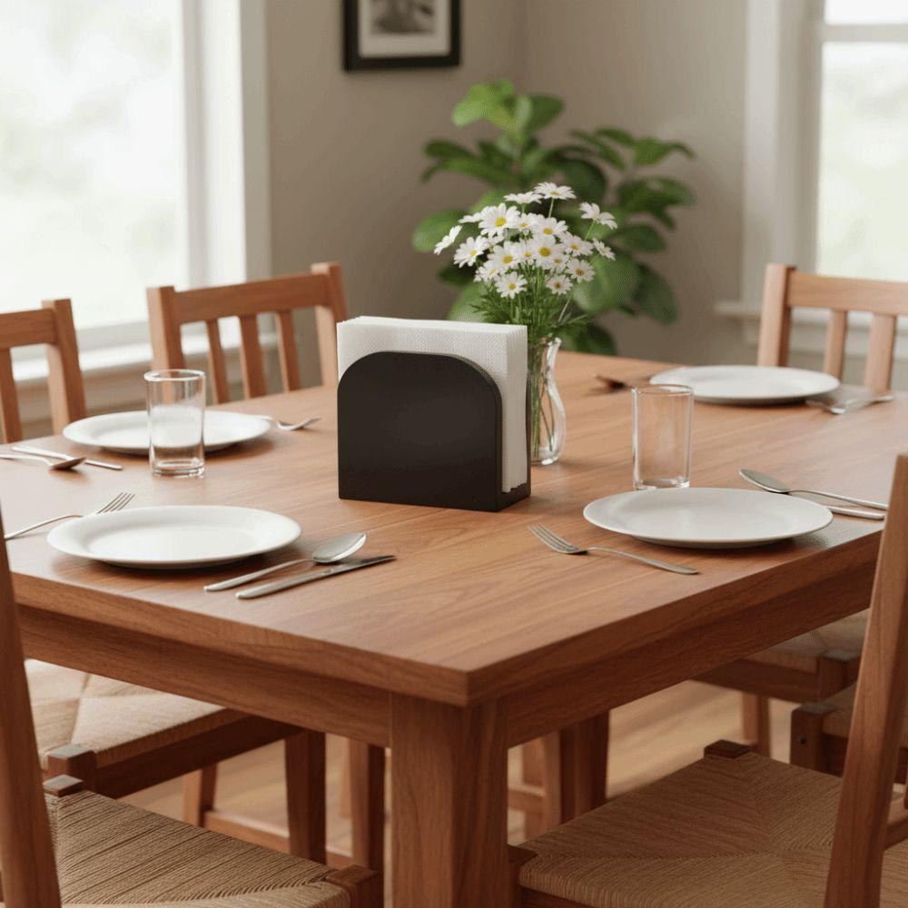 Drewniane Pudełka na Chusteczki Drewno Lite Pionowy Design Pionowy Dozownik Serwetek Użytek Komercyjny