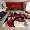 Nordic Abstract Style Large Living Room Carpet Flannel Non-slip Washable Sofa Decoration Rug Bedroom Cloakroom Fluffy Floor Mat