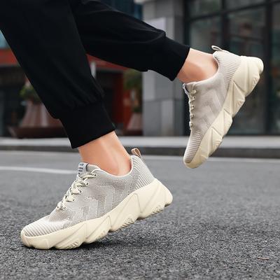 Autumn Spring Fashion Sneakers Men Flats Training Hiking Shoes Lightweight Rebound Daily Casual Men's Shoes Large Size