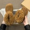Snow Ankle Women Boots Fur Flats Designer Cotton Shoes  Casual Fashion Short Plush Sneakers   Cozy Warm Mujer Botas