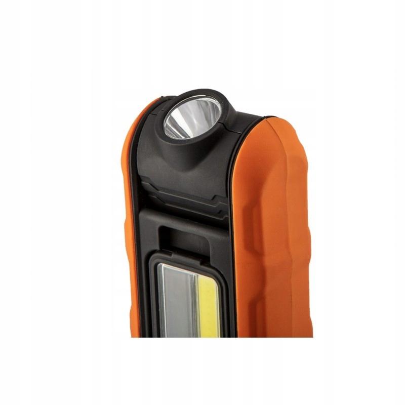 Rechargeable Workshop Lamp 500 Lm Cob + Flashlight + Base