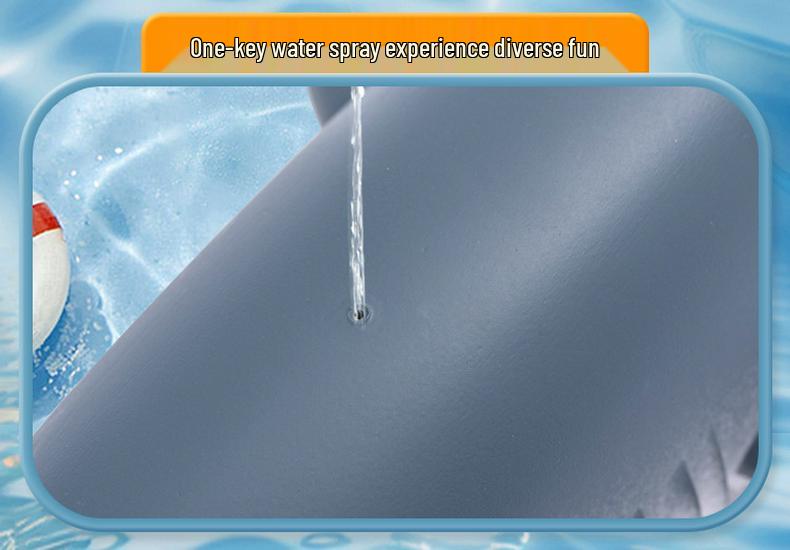 2.4G Remote Control Shark Toy - Water Spraying, Photo Taking, Electric Swing Fish Model for Boys