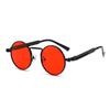 Personalized metal round frame European and American fashion trend punk sunglasses men's high-end spring sunglasses women