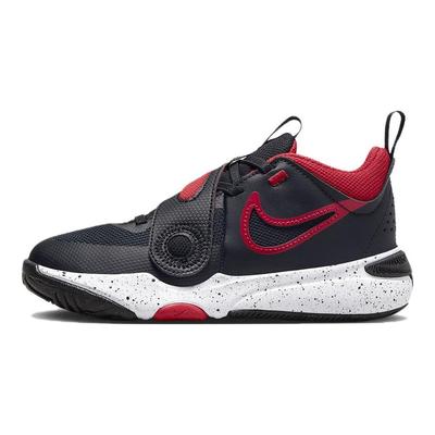 Team Hustle D11 PS Bred Kids Sneakers Black White University-Red DV8994-003