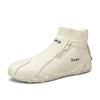 Stivali da Lavoro Robusti alla Moda da Uomo, Scarpe da Esterno High-Top Antiscivolo, Scarpe da Ginnastica Antiscivolo per Escursionismo/Tempo Libero con Suola Spessa, Calzature per Avventure Urbane