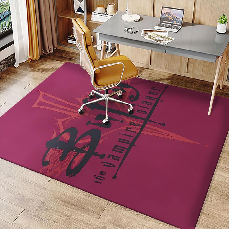 Buffy the Vampire Slayer1 Printed Absorbent Washable Carpet, Non-Slip Bathroom Mats, Kitchen Rugs, Yoga Mat,Living Room Entrance, Camping Picnic Rugs