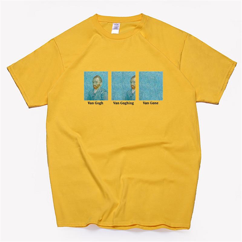 Van Gogh Van Goghing Van Gone Meme Funny T Shirt Unisex Hipsters Cute Printed Tee Women