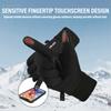 Winter Snow Warm Gloves Outdoor Cycling Full Finger TouchScreen Gloves Waterproof Fleece Gloves for Running Skiing Motorcycle