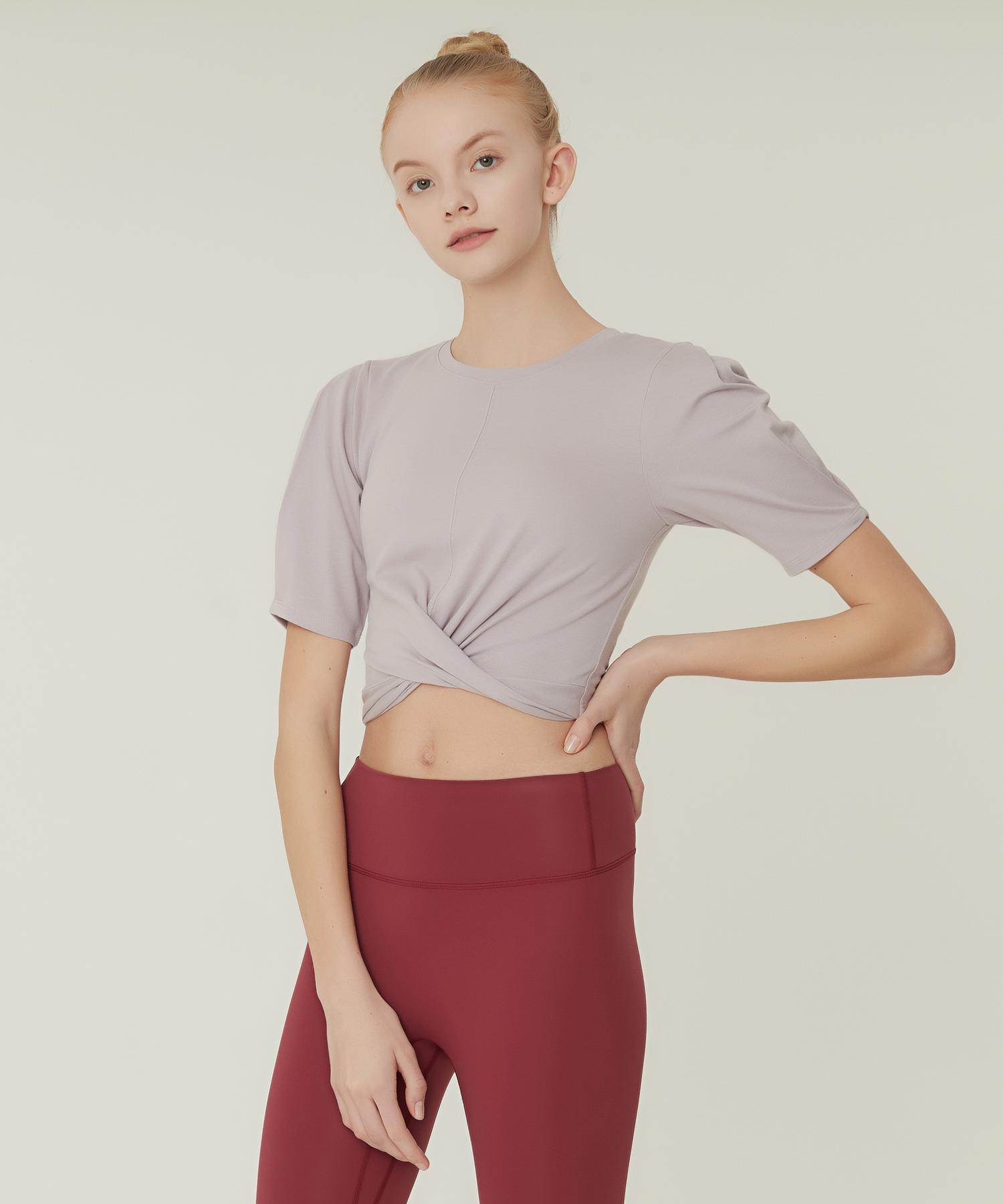 Reina Mora Reblish Puff Top Violet Ice Lavender/Xl-66-66.5 T434
