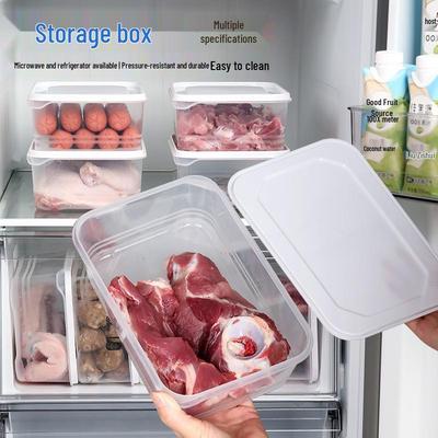 Microwaveable Fresh-Keeping Box for Meat, Vegetables, and Fruit Storage