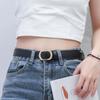 Casual Leather Belt Versatile Trouser Dress Belts Chic Non-Porous Buckle Waistband