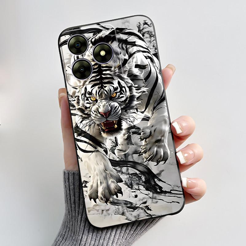 Pentru Blackview Wave 8C 6.56" Wave 8 Black View Wave8C Wave8 Spate TPU Silicon Moale Carcasă Telefon Luxos Drăguț Iepuraș Iubire Husa Amuzantă