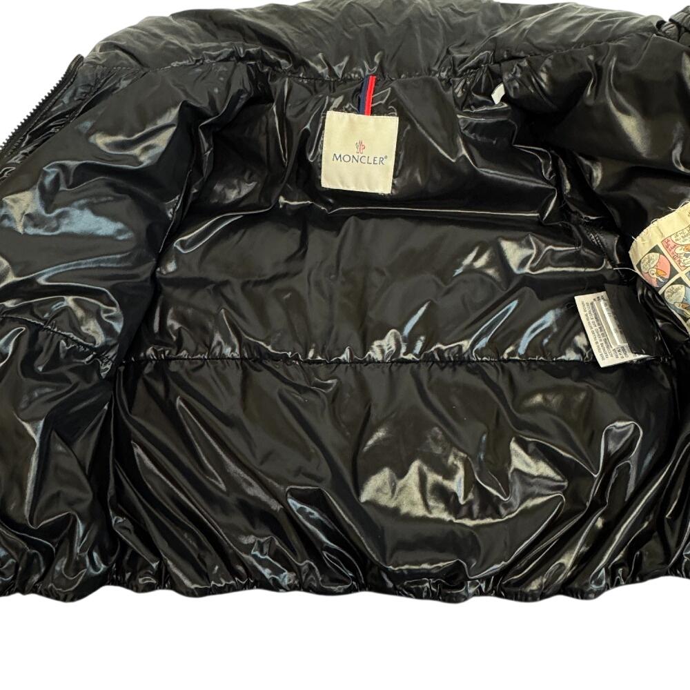Moncler Nylon TULSA Down Jacket Black Nylon Used