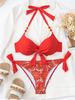European & American Style Cross-Border Sexy Beach Split Bikini Women's Swimsuit
