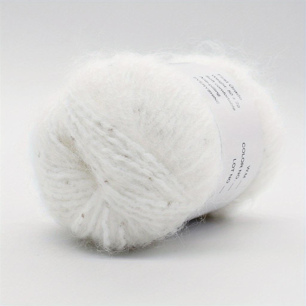 6-Pack Soft Cashmere Wool Acrylic Blend Yarn (50g/280m Per Skein) Multi-Color for Knitting & Crocheting Sweaters 3.5-4.5mm Needle/Hook Handmade Yarn