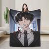 Super Warm Blanket Travel Office K-Kim S-Soleum Novel GSGW Throw Blanket  Flannel Bedspread For Outdoor Funny Sofa Bed Cover