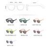 0-36 Months Girls & Boys Round Silicone Sunglasses Newborn Infant With Adjustable Strap Uv Protection Baby Sunglasses