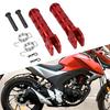 Motorcycle Riding Street Riding Retro Foot Pegs Comfort Control Pegs Red 11*8*5 Shock Absorption Design Vibrant Appearance