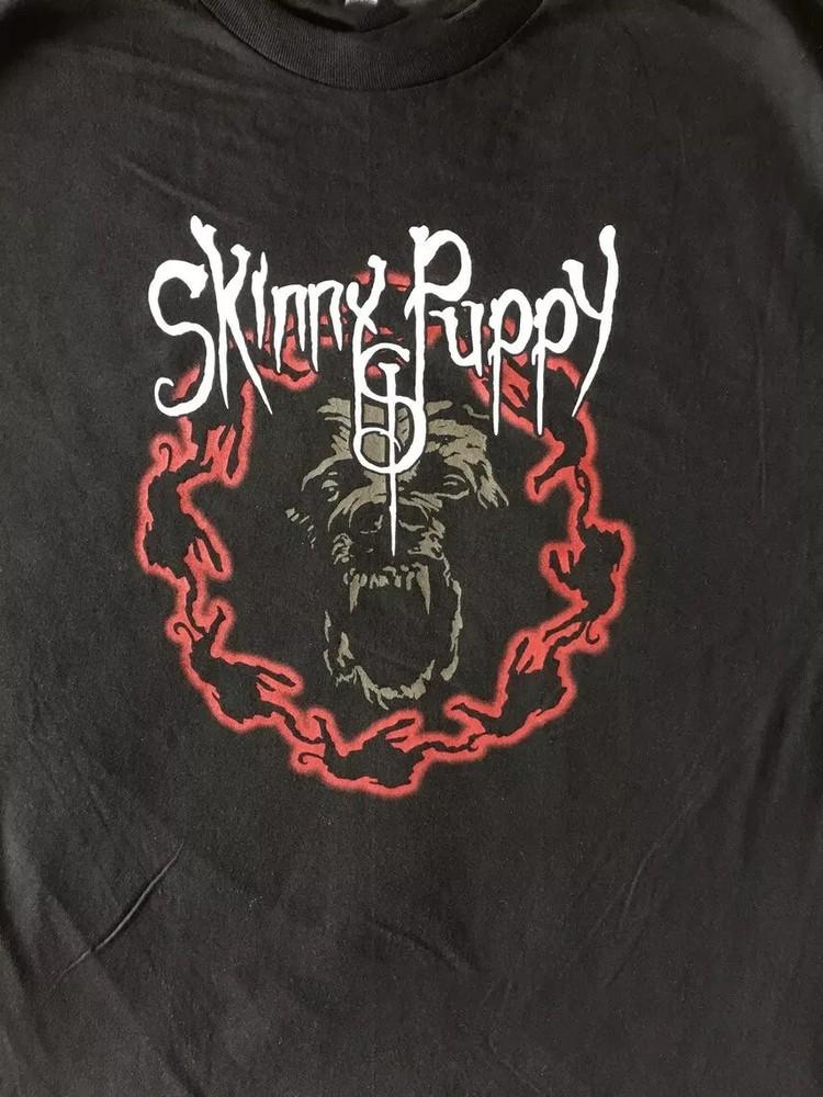 SKINNY PUPPY Short Sleeve Cotton Black Size S to 5XL T-Shirt Unisex T-Shirt XL