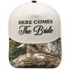 HERE COMES The Bride Embroidery Color Matching Truck Driver Hat Bride Wedding Party Shade Dad Hat