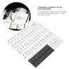 Piano Sticker Electronic Piano Removable Keyboard PVC Adhesive Staff Intonation Labels