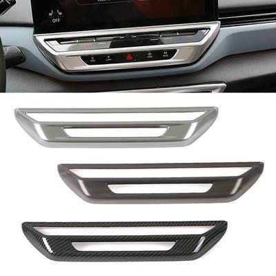 For Volkswagen VW ID.4 ID4  2022 2023 Car Center Console Multimedia Menu AC Button Air Conditioner Adjust Switch Frame