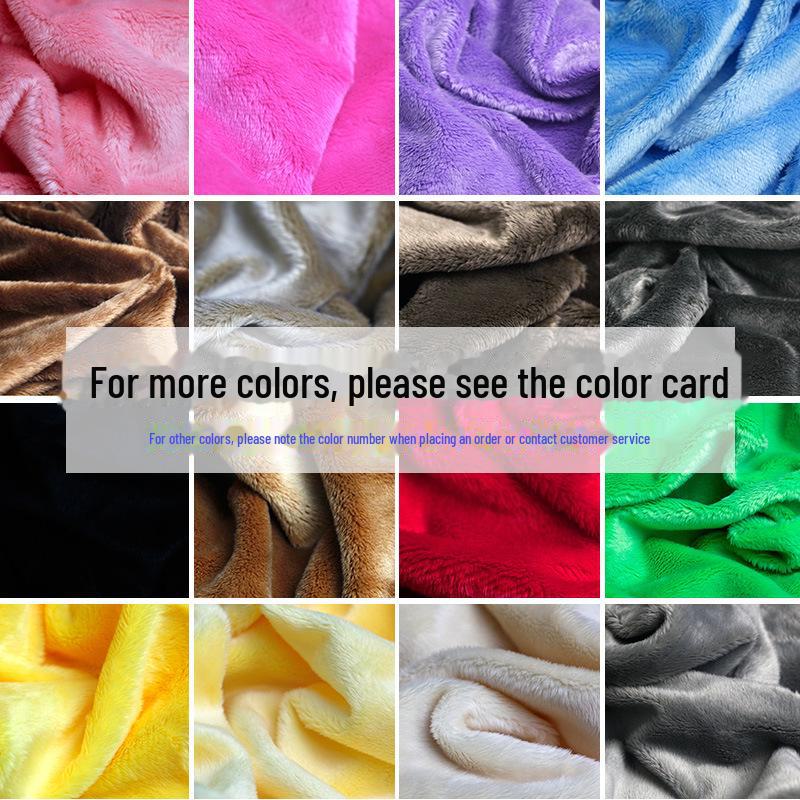 5mm Ultra-Soft Crystal Plush Fabric for Doll Pillows