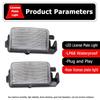 1 Pair Car LED License Plate Lights Number Plate Lamp for Nissan Tiida Livina Versa For Infiniti Skyline V36 G35 G37 350Z