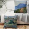 C-Claude MonetS Art Pillow Case Sofa Decorative Home Double-sided Printing Short Plush Cushion Pillow Cover Holiday Gift