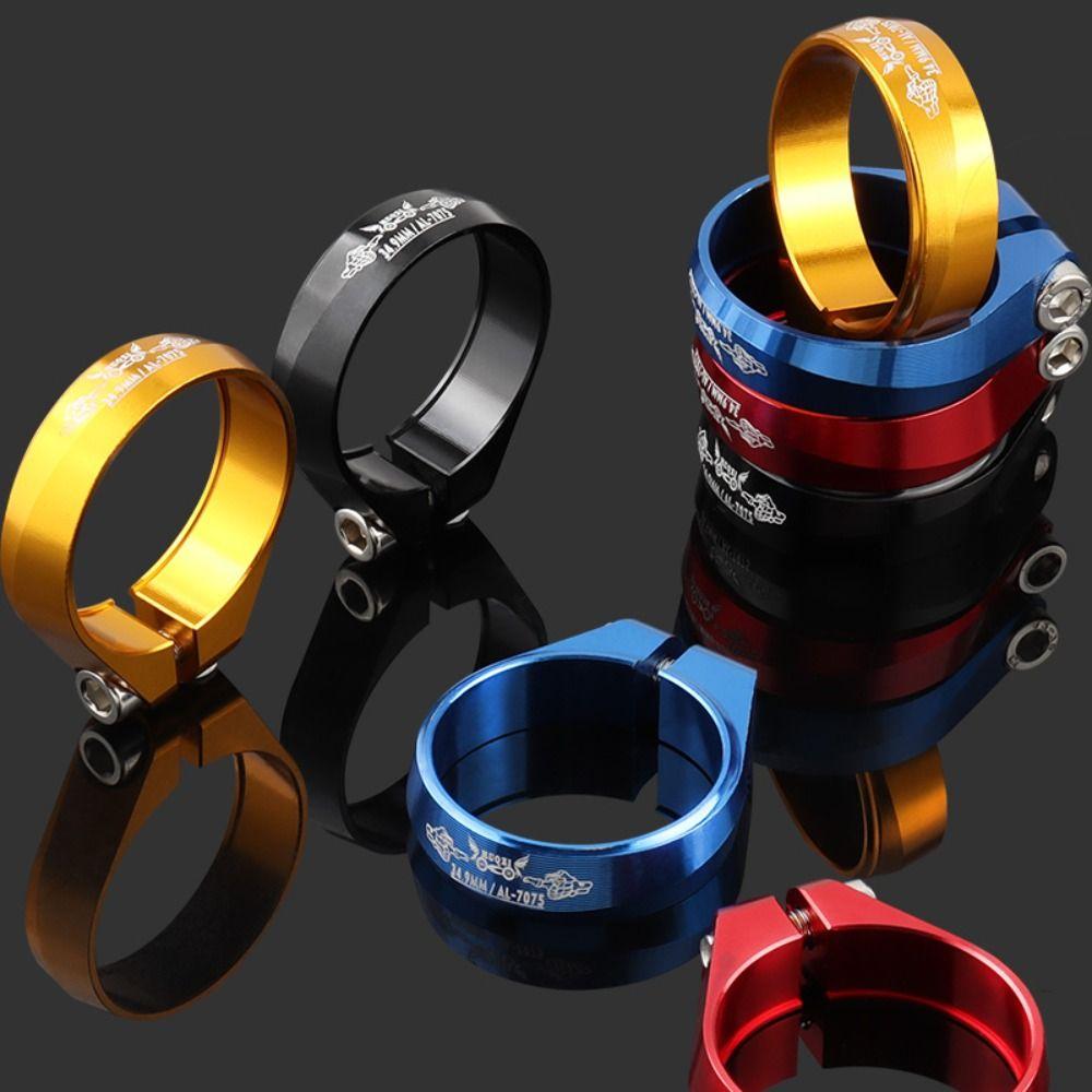 Aluminum Zinc Zinc Alloy Bicycle Seatpost Clamp Ultralight Quick Release Clamp Bike Seat Post Clamp  MTB