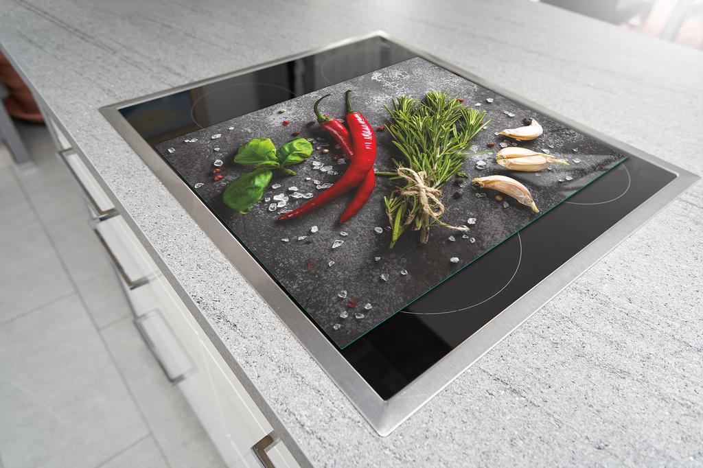 GLASS CUTTING BOARD 45x52 Chili
