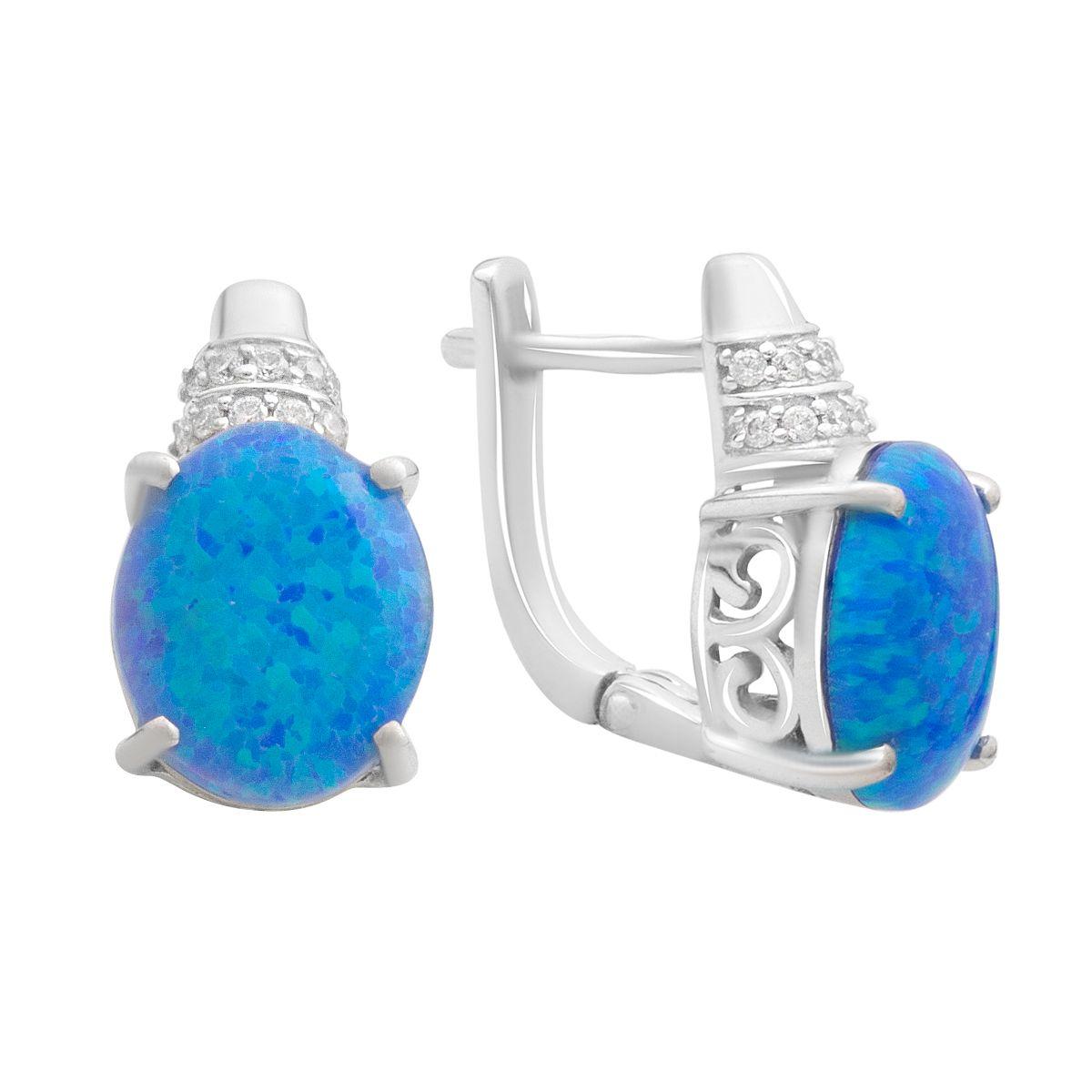 

Серебряные серьги с опалом 4.012ct (2192336)