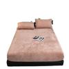 G5Z Milk Velvet Fitted Single Bed Sheet & Mattress Cover - Warm Winter Dorm Protector