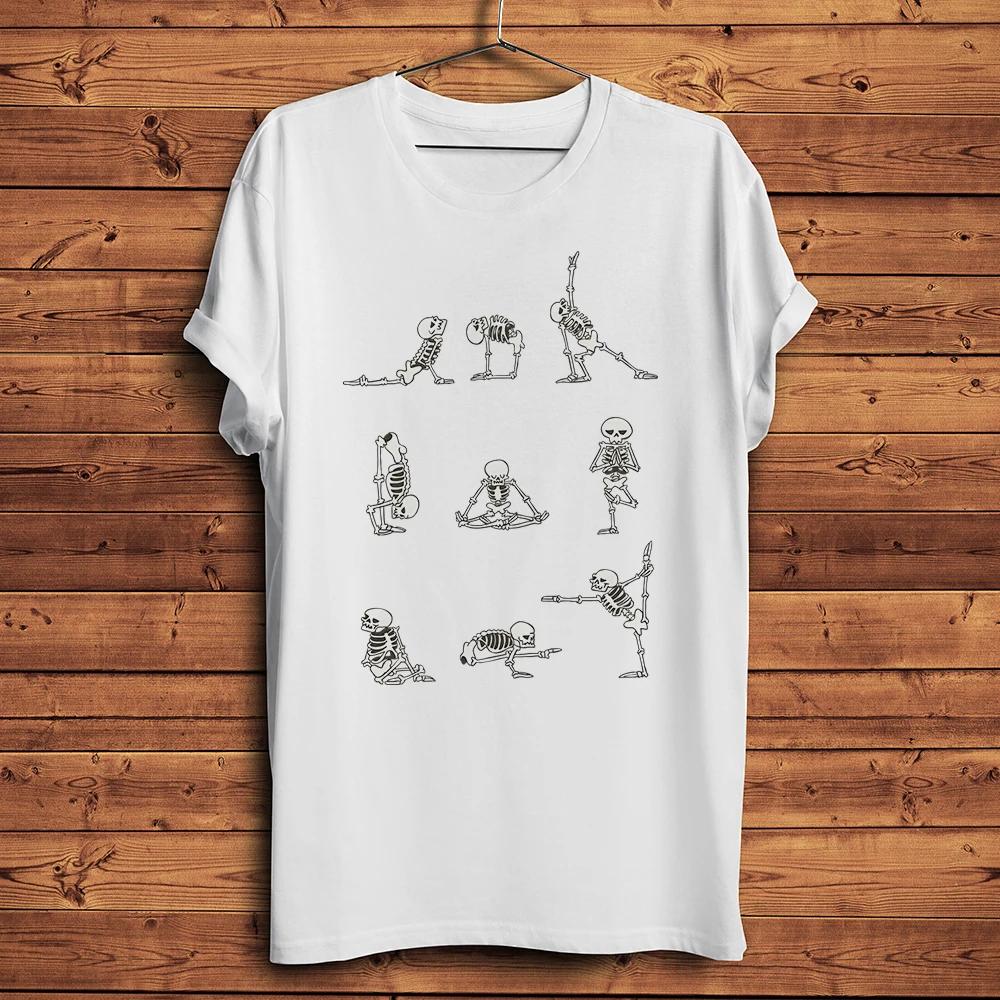 

Skeleton Yoga Skull Funny Gothic TShirtUnisex Casual Short Sleeve Oneck TeeUnisex Humorous Streetwear T ShirtBreathable Print S