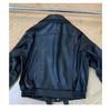 Stylish Women's Motorcycle Jacket with Thickened Lamb  Simulated Leather