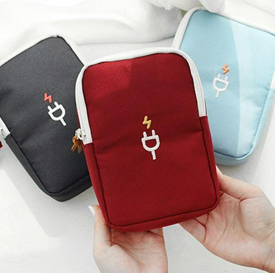 Twilight City Travel Charger & Earphone Organizer Bag