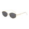 Retro Irregular Shape High-End Metal Sunglasses Unisex UV400 Protection Premium Vintage Style Sun Glasses for Fashion Streetwear