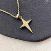 Niche Fashion Freshwater Cross Necklace Chain High-End Temperament Light Luxury Stars Simple Premium Durable Quality