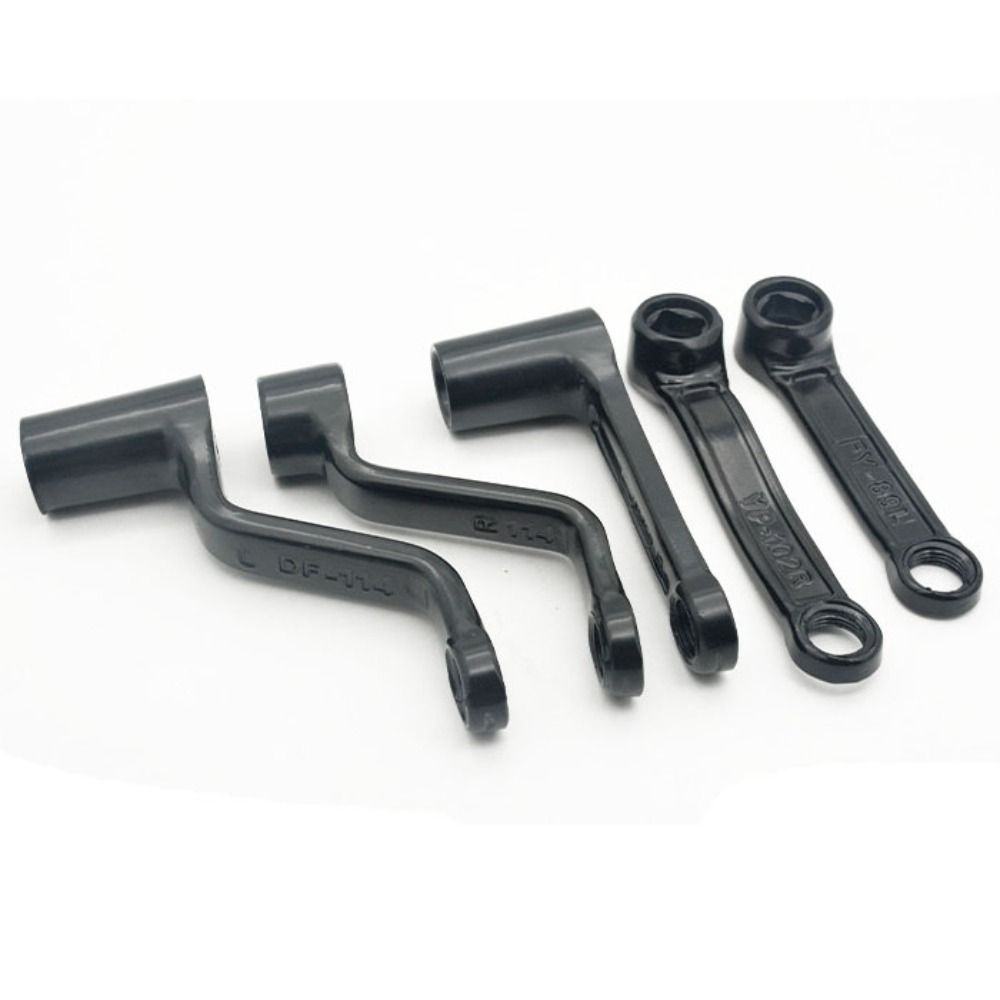 1 Pair Aluminum Alloy Electric Bike Crank Black Central Axis Pedals  Electric Bike Accessories