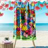 Gentlemen theme 2D Flat Print Beach Towel, Large Soft Quick Dry Towel for Beach Camping SwimmingXSTJ0915531