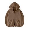 Women's Casual Color Zip-Up Hoodie Sweatshirt for Everyday Wear