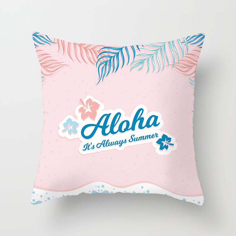 Ins Home Cartoon Plant Digital Printing Car Pillow Cushion