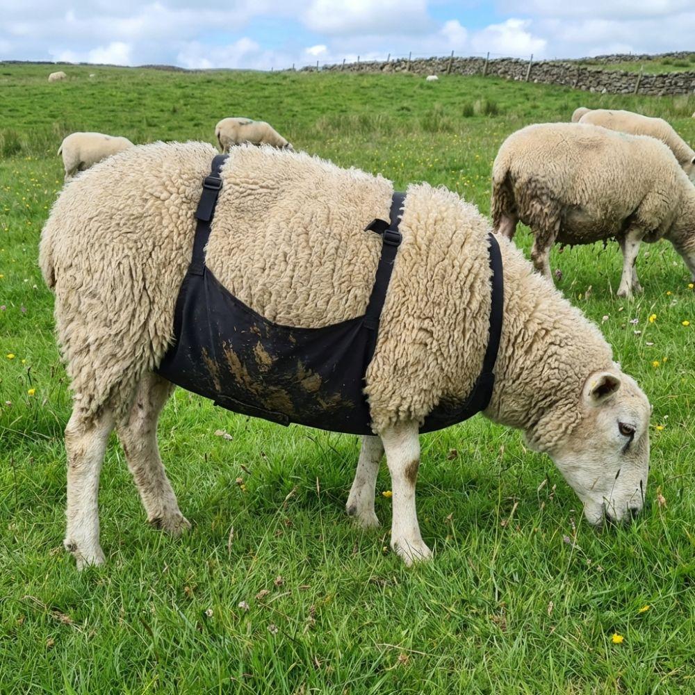 Verschleißfester Vieh-Anti-Zucht-Schürze Verstellbarer Riemen Viehbekleidung Nutztier