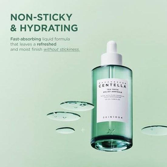 SKIN1004 Tea-Trica Relief Ampoule 100ml / Tea Tree + Cica Soothing Serum