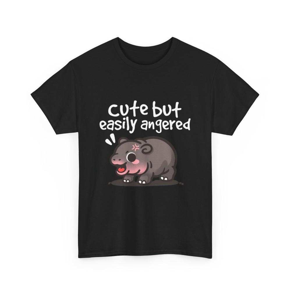Cute Angry Hippo T Shirt | Cute But Easily Angered Shirt