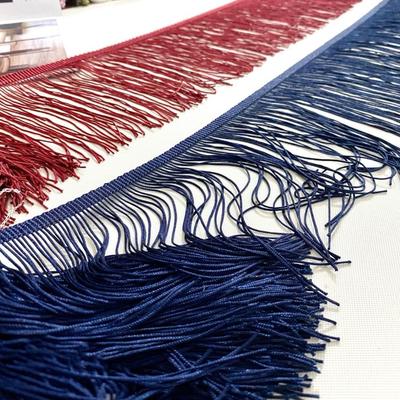 10 Yards Solid Color Lace Trim Ribbon 6 Inches Tassel Trim Fringe Trim Clothing Decor