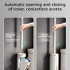 Wall Mount Disposable Toilet Brush Set No Dead Corner Cleaning Kit with Replaceable Heads for Bathroom Household Use