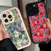 Colorful flower pattern Phone Case for iPhone 17e 16 15 14 13 12 11 Air Pro Max Mini XR XS X 7 8 6 6s Plus Soft TPU Back Cover
