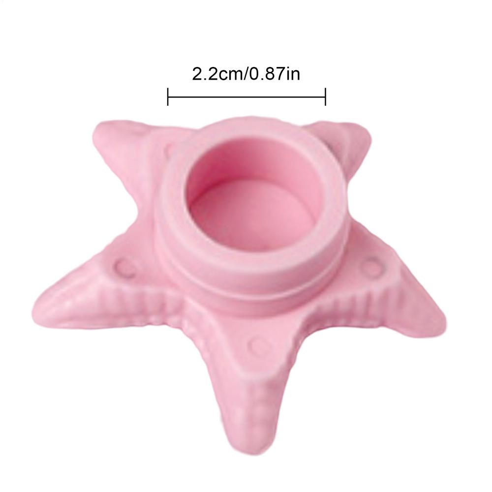 

Sink Overflow Cover Starfish Shape Drain Spillover Plug Airtight Overflow Plug For Bathtub Shower Basin Sink Kitchen Sewer рожевий