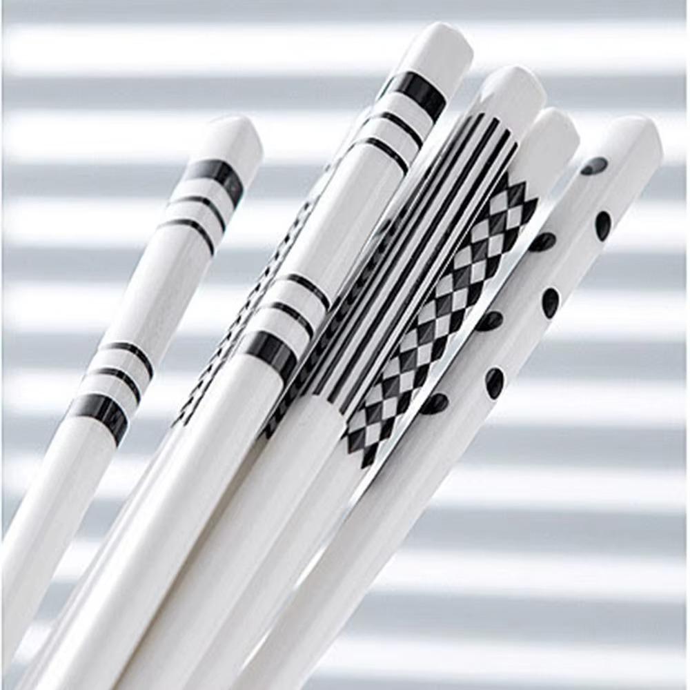 5 Pair Set Anti-scalding Mould Resistant Chopstick Chinese Chopsticks  Kitchen Tableware Accessories